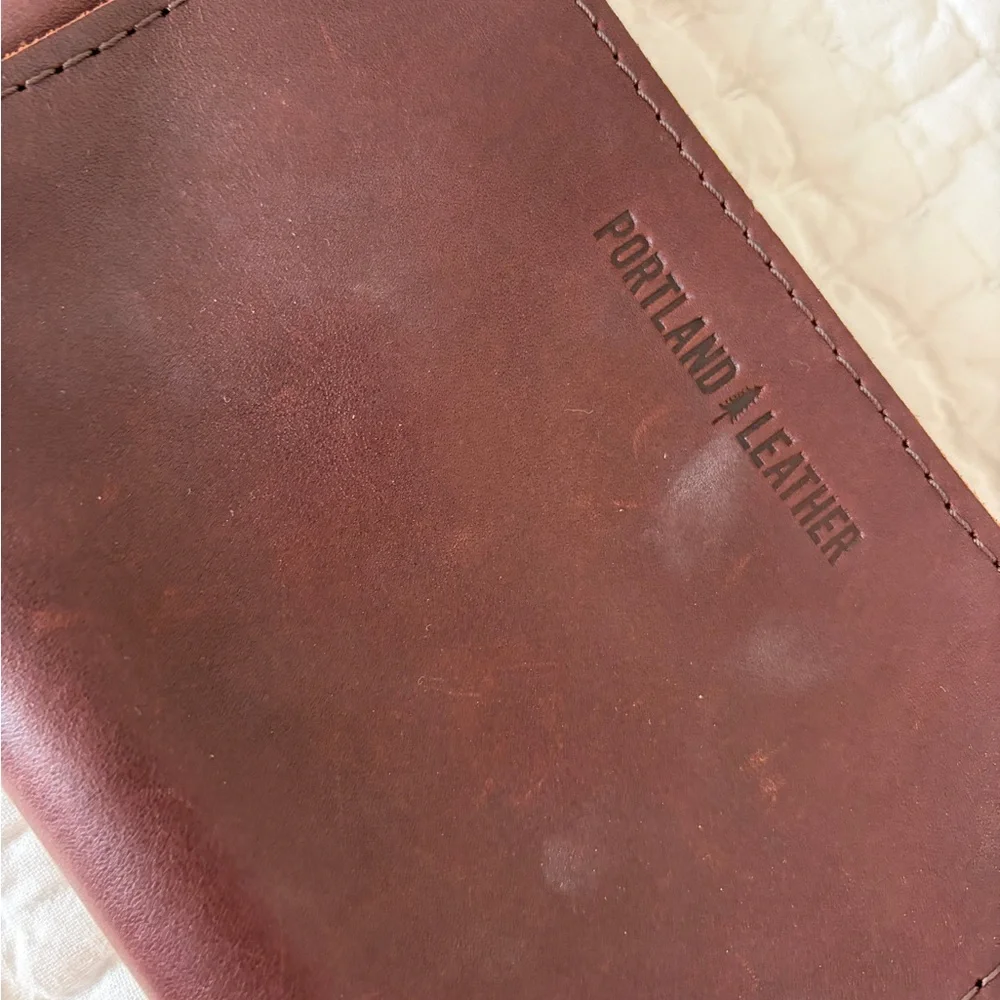 Portland Leather Dark Brown Crossbody Belt Bag - Picture 3 of 5
